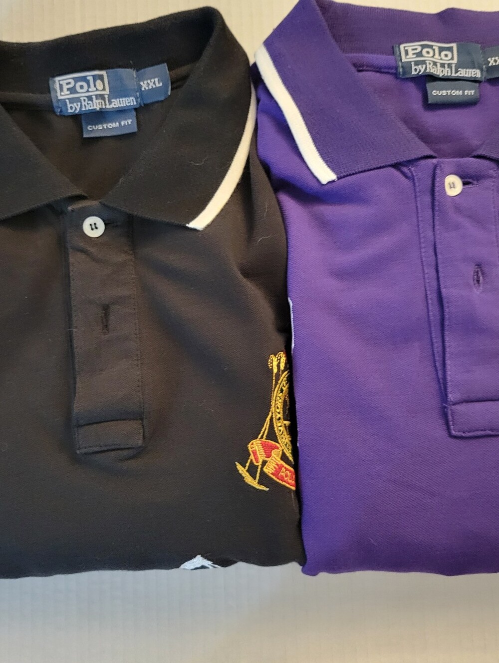 3-Polo Ralph Lauren shirts featuring a "Big Pony" logo. - Picture 6 of 6